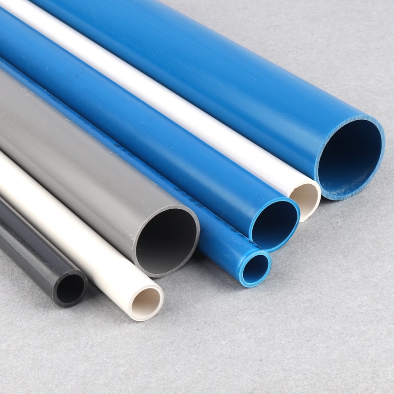 50cm ulkohalkaisija 20 ~ 40mm pvc putki valkoinen/sininen/harmaa upvc putkiliitin puutarhakastelulle pvc-liitin
