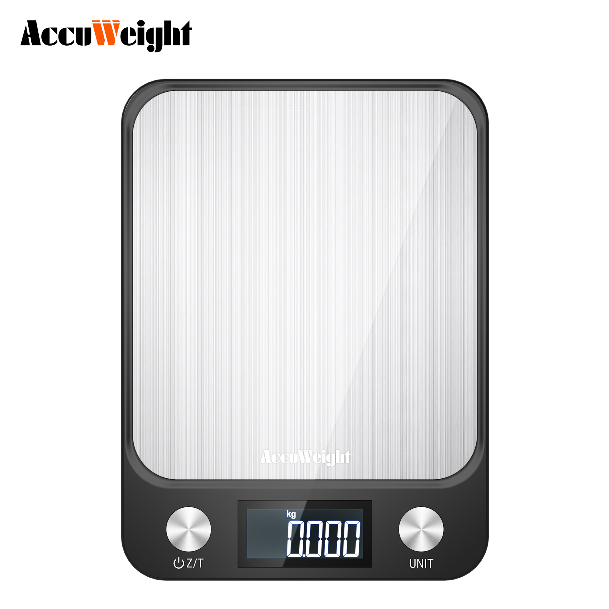 Accuweight-báscula Digital de cocina CX2018, balanza de acero inoxidable para pesar alimentos, herramienta de cocina con Sensor de alta precisión, 10KG