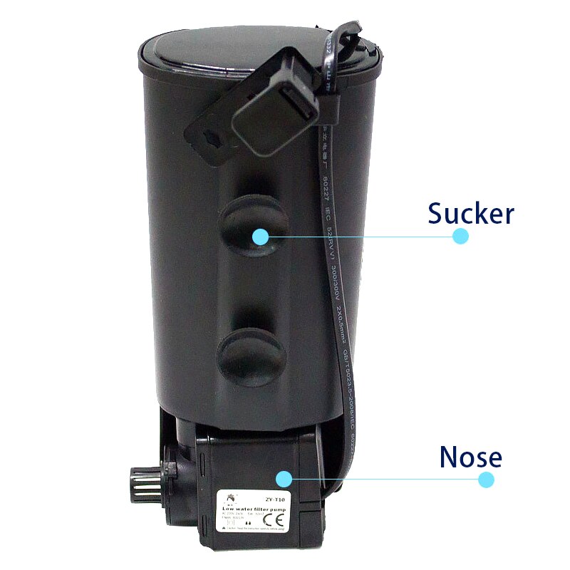 Aquarium schildpad laag water filterpompen aquarium waterval watercirculatie dec 889