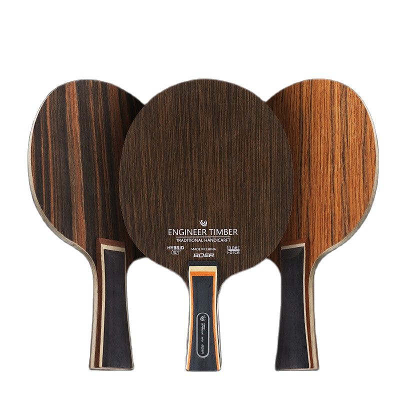 Pala de raqueta de tenis de mesa, 5 capas de madera + 2 capas de carbono, hoja de Ping Pong de alta velocidad para jugadores ofensivos de ataque rápido