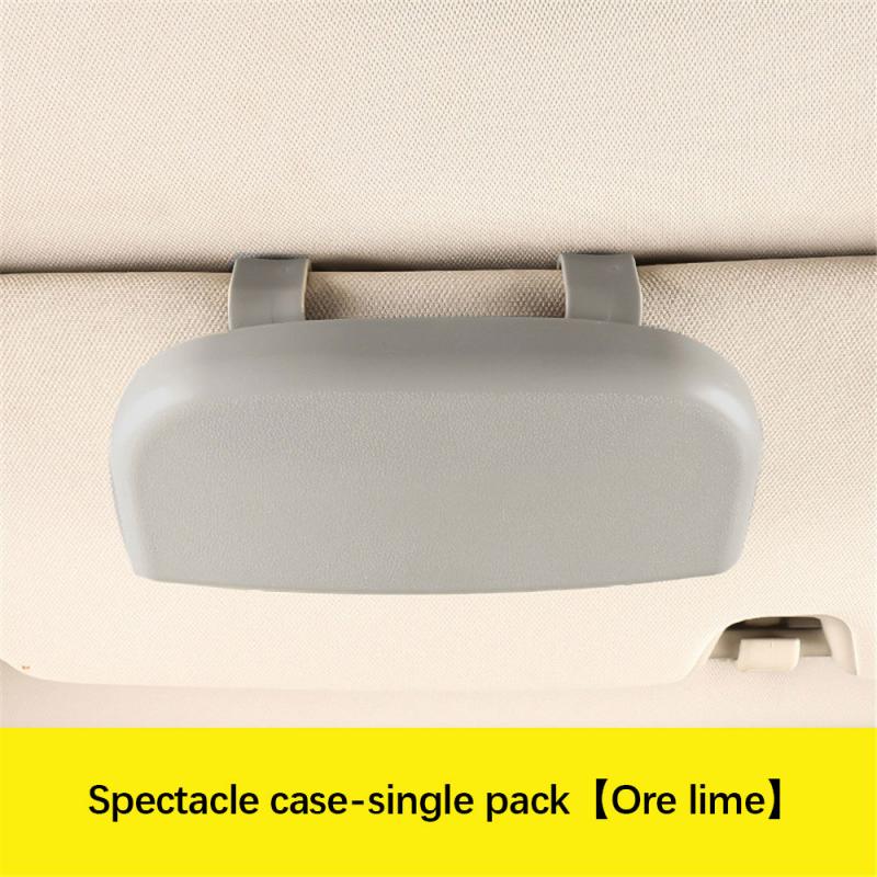 Funda Universal para gafas de sol, estuche para gafas de sol de coche, caja de almacenamiento para tarjetas, accesorios de Interior: 02