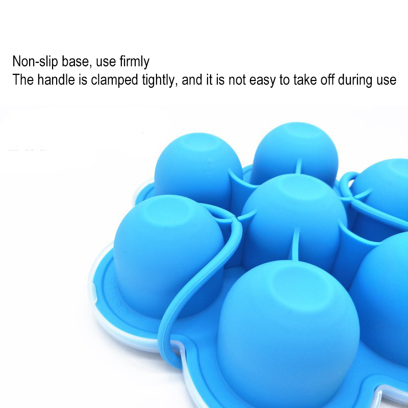 Silicone Egg Bite Mold Baby Food Storage Container Fruit Ice Cube Ice Cream Maker Kitchen Instant Pot Accessories Muffin 1pcs