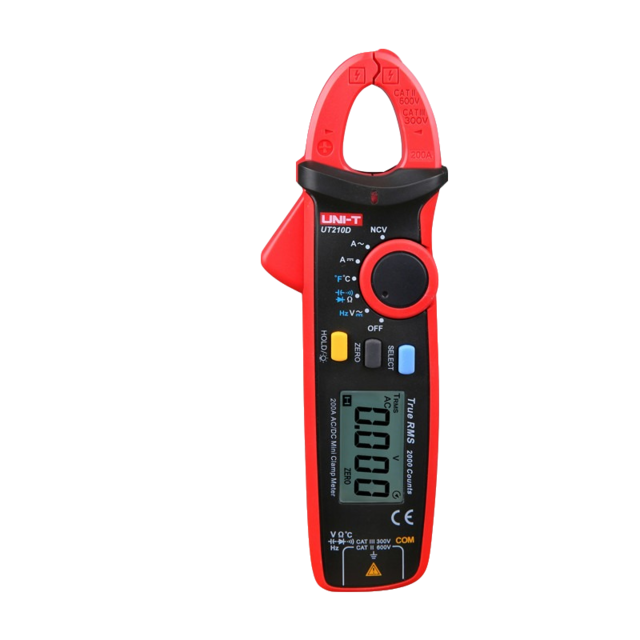 UNI-T UT210A/UT210B/UT210C/UT210D/UT210E Mini Digital Clamp Meters AC/DC Current Voltage True RMS Auto Range VFC Capacitance: UT210D