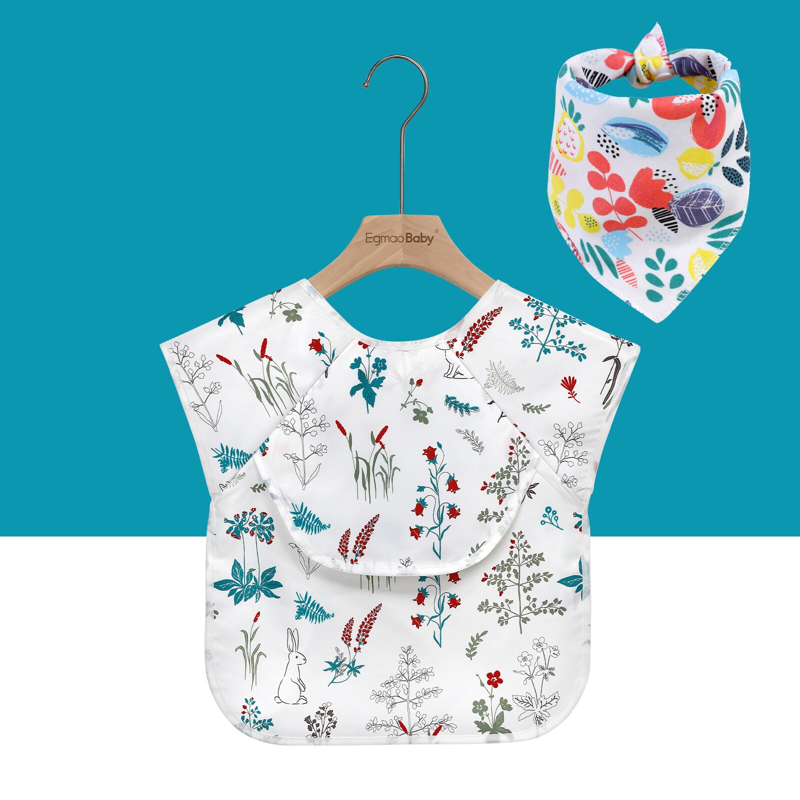 Baby Lätzchen Wasserdicht Kleinkind essen Werkzeug Langarm Neugeborenen Kunst Kittel Fütterung Lätzchen Schürze passen 6-24M Mit tasche Baby Bandana Lätzchen: ES1001