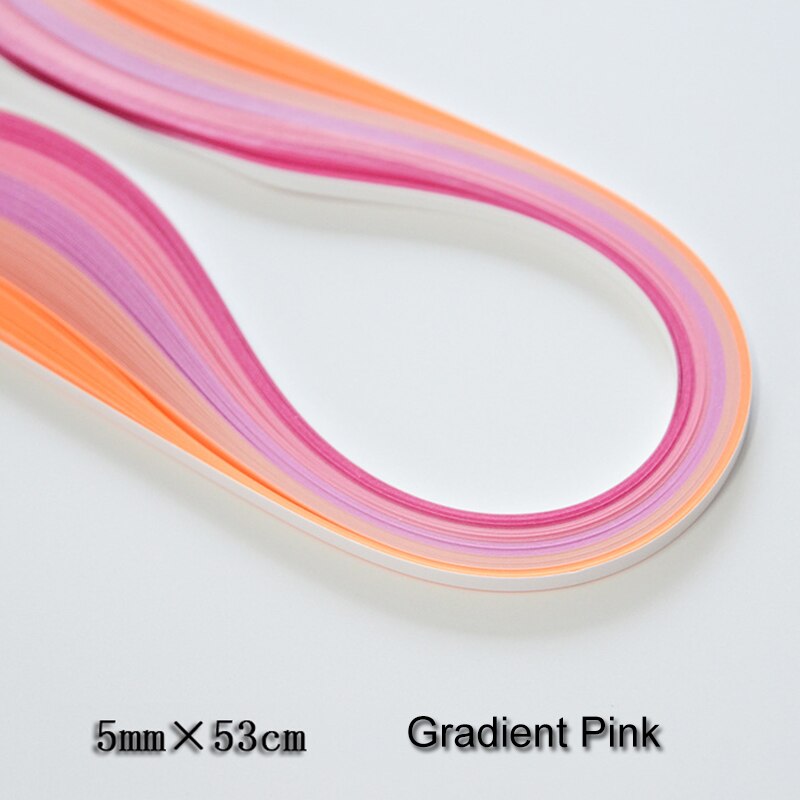 Quilling Quilling Papier einstellen Insgesamt 900 Streifen 9 Arten Gradienten Farben für Heimat Klassenzimmer Einkaufen Hochzeit Dekorationen: Rosa(5 Farben)