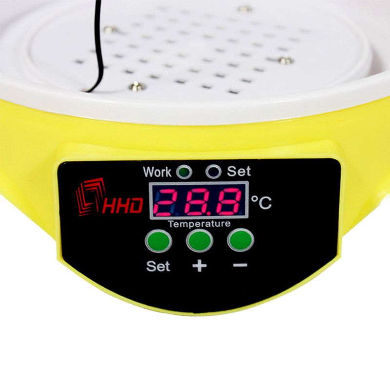 Smart Home 7 Grid eggs Incubator Digital Mini Poultry Chicken Duck Hatcher K4UA