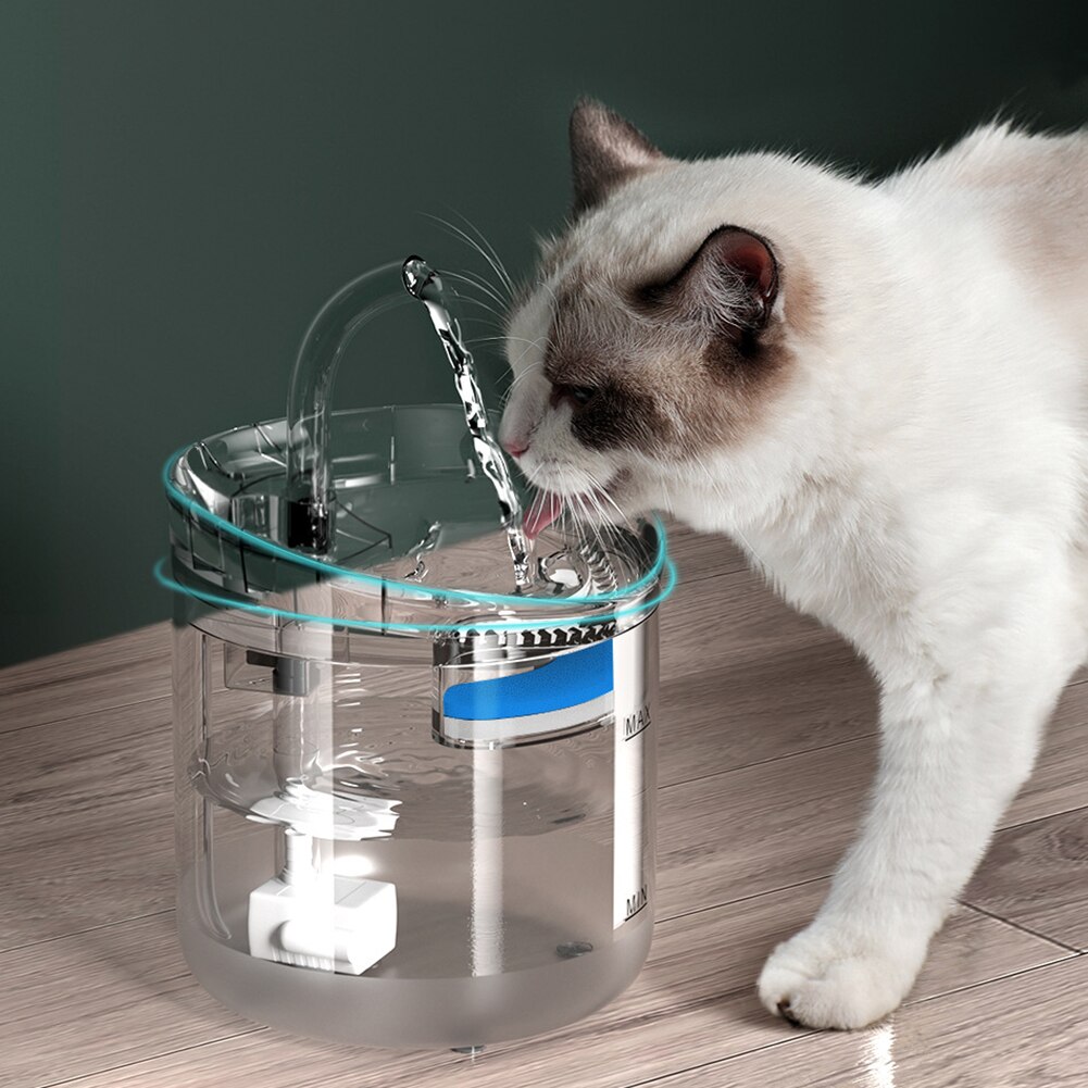 Kat Fontein Filter Automatische Sensor Drinker Ontmoette Kraan Hond Water Dispenser Transparante Filter Drinker Kat Hond Pet Feeder