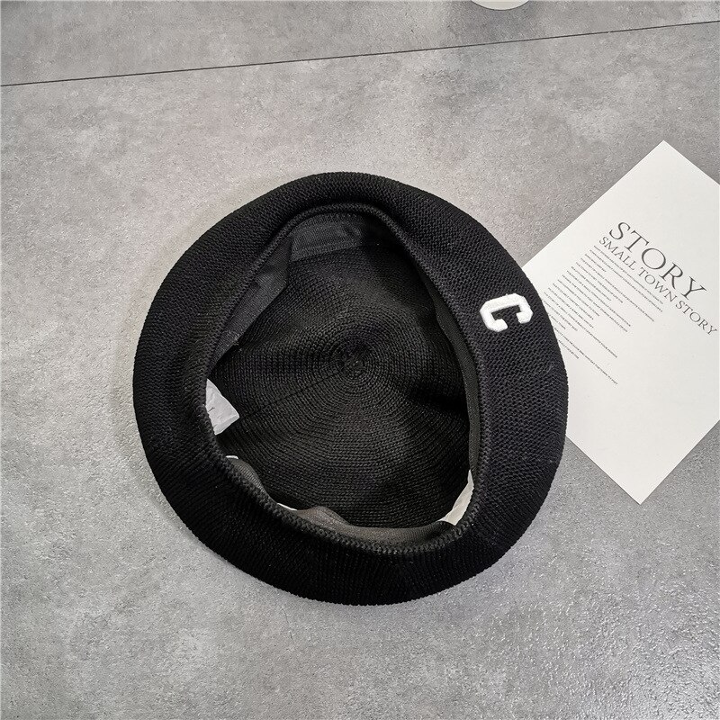 Spring And Summer Blue Beret Female Japanese Sweet And Cute Thin Breathable Painter Hat Shows Small Face: 2