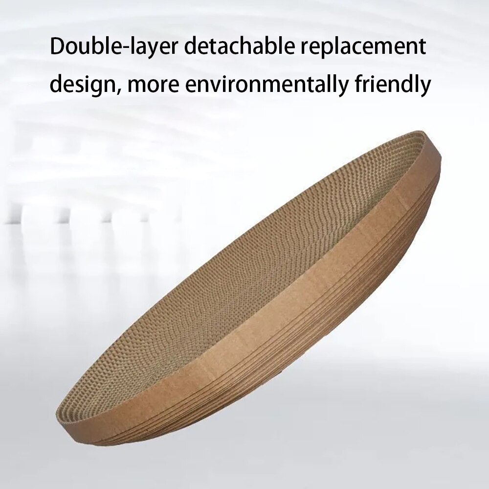 Popular bowl-shaped cat litter scratch-resistant scratch-resistant wear-resistant cat scratching pot corrugated paper round cat