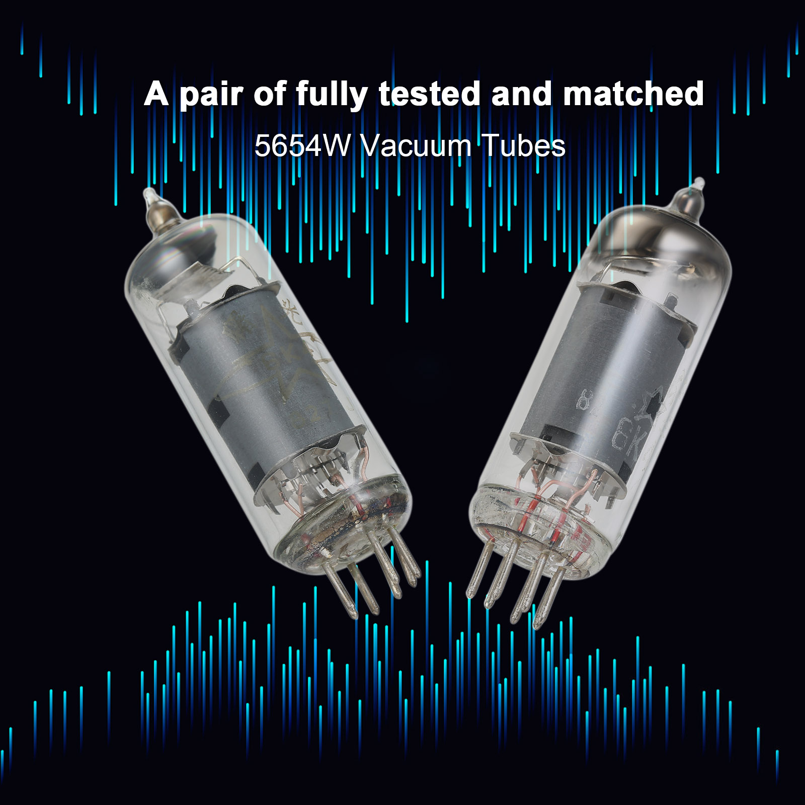 2PCS 6K4 Electronic Tube Valve Vacuum Tube Replacement Set for 6AK5 6AK5W 6Zh1P 6J1 6J1P EF95 Pairing Tube Amplifier DIY Preamp