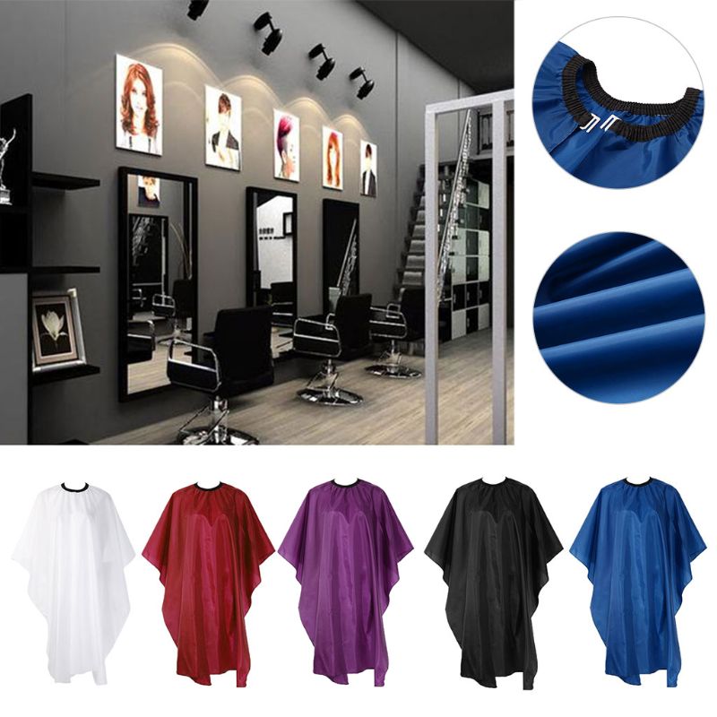 Cape de coiffeur, coupée, en tissu, en nylon, pour coiffure, imperméable, pour salon, couleur tendance