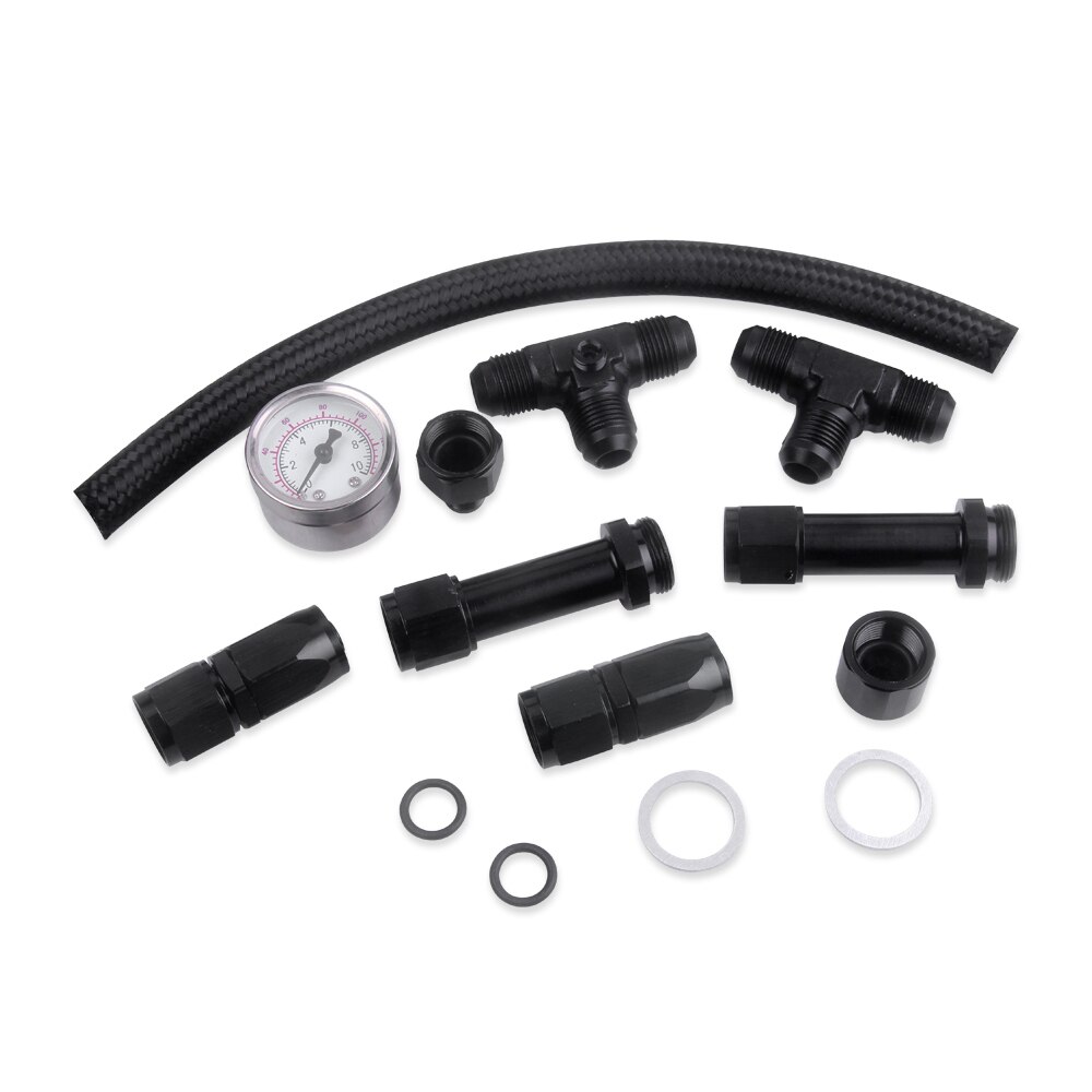 Dual Feed Carburetor Fuel Line Kit 8AN O-Ring for Holly 4150 Carburetor