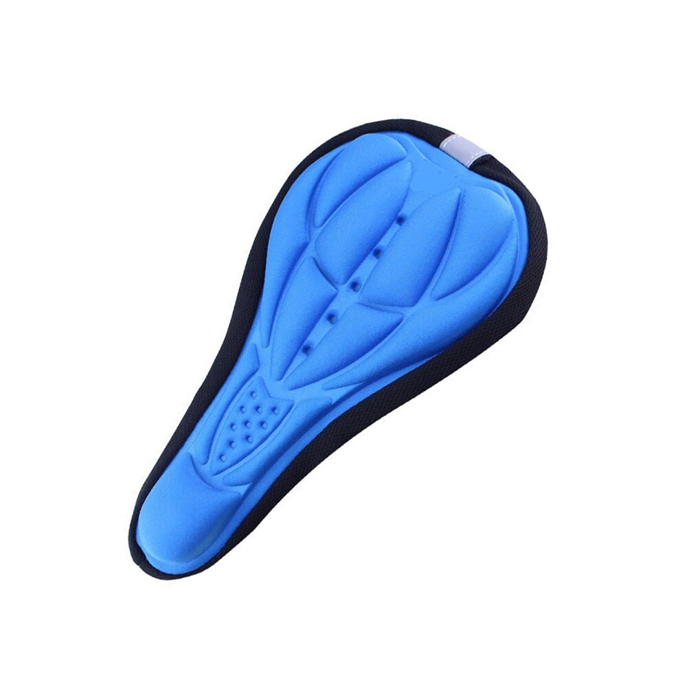 Fundas para asiento de bicicleta, funda de cojín blanda 3D de esponja de alto rebote, almohadilla de protección para deportes de bicicleta al aire libre: Azul cielo