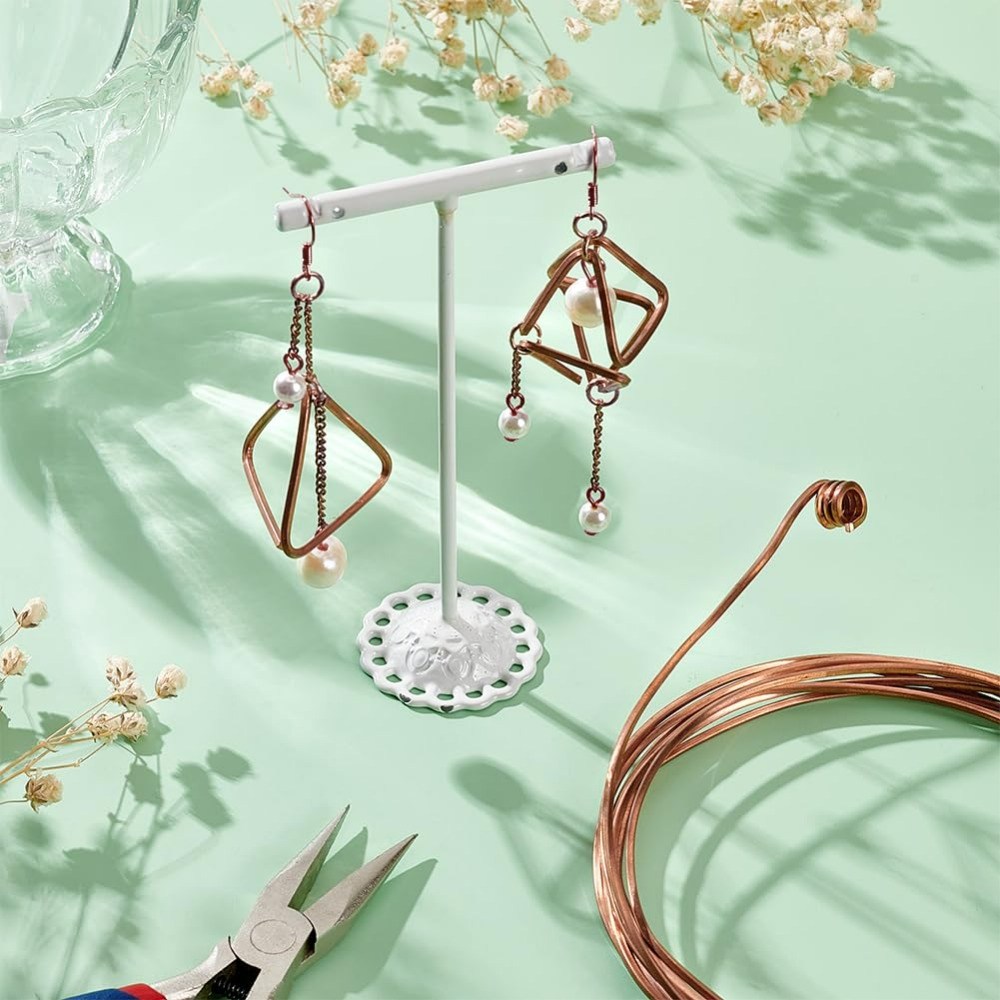 9.8Ft Square Copper Wire 14 Gauge Pure Copper Wire Craft Wire for Jewelry Making Gem Metal Wrap Garden Sculpting Armature kit