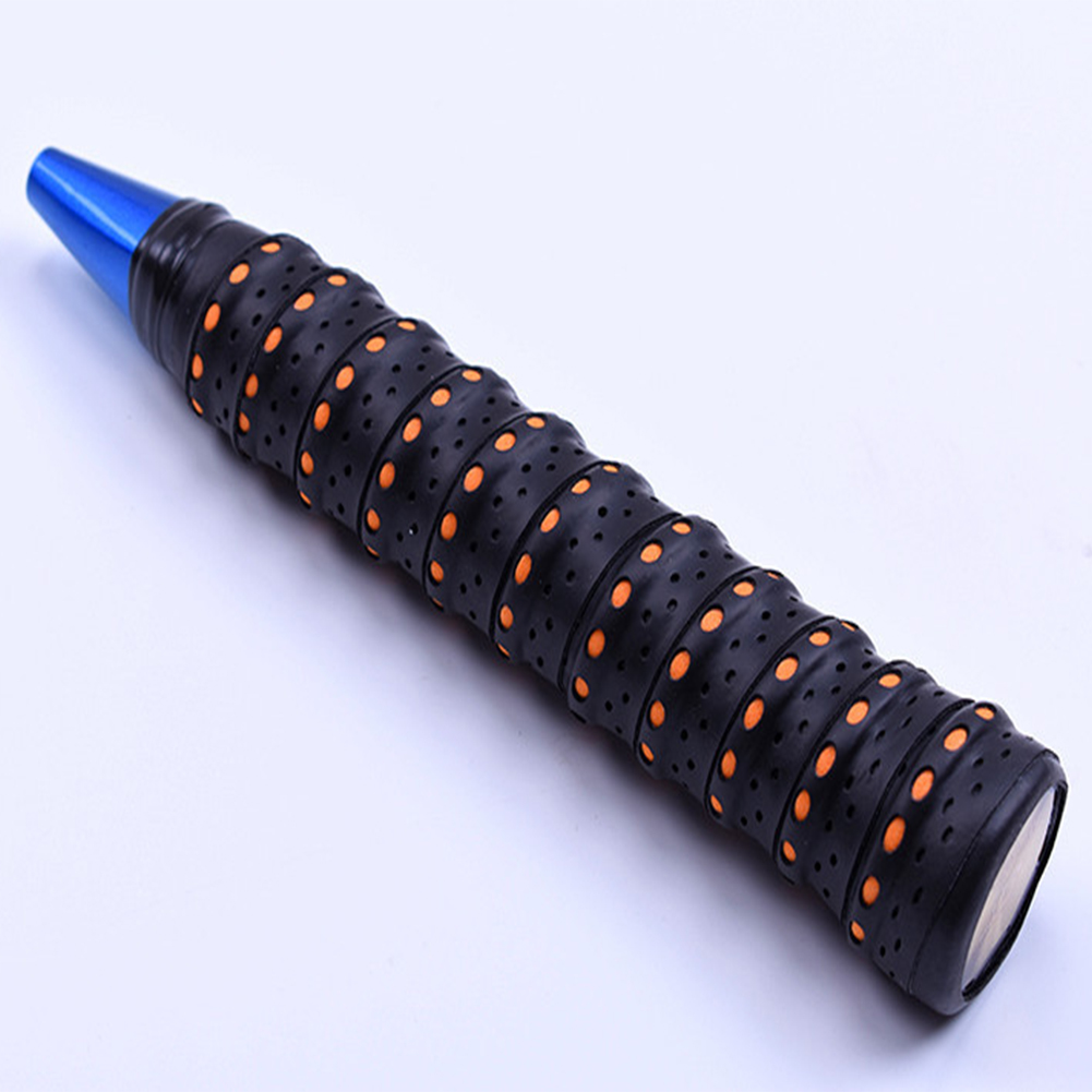 Mango para raqueta de bádminton Overgrip cinta para el sudor banda antideslizante agarre para raqueta Bat tenis empuñadura para caña de pescar Correa cintas de bádminton piezas deportivas: Black