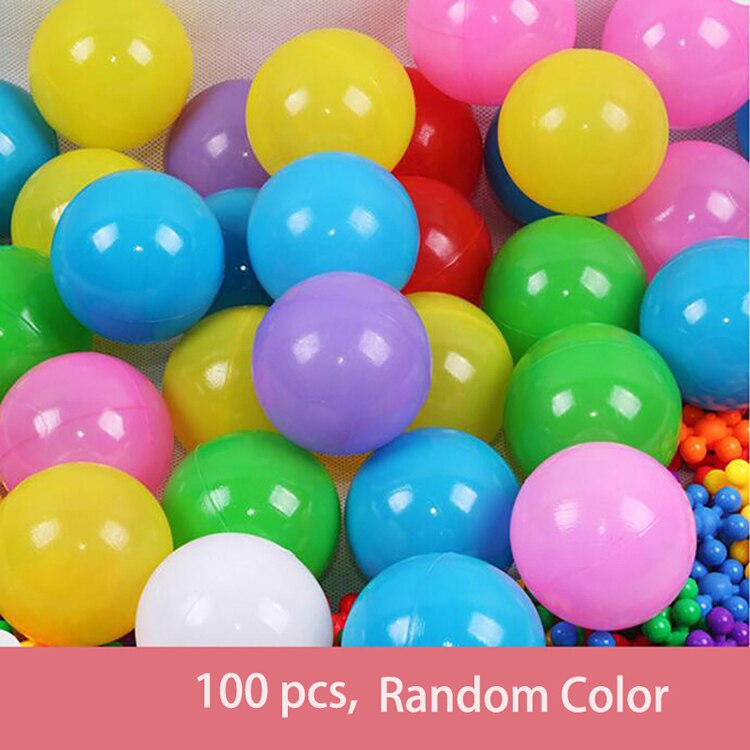 Tienda de campaña plegable con forma de castillo para niños y niñas, casa de juegos para interior y exterior, Juguetes Divertidos: 100pcs Balls