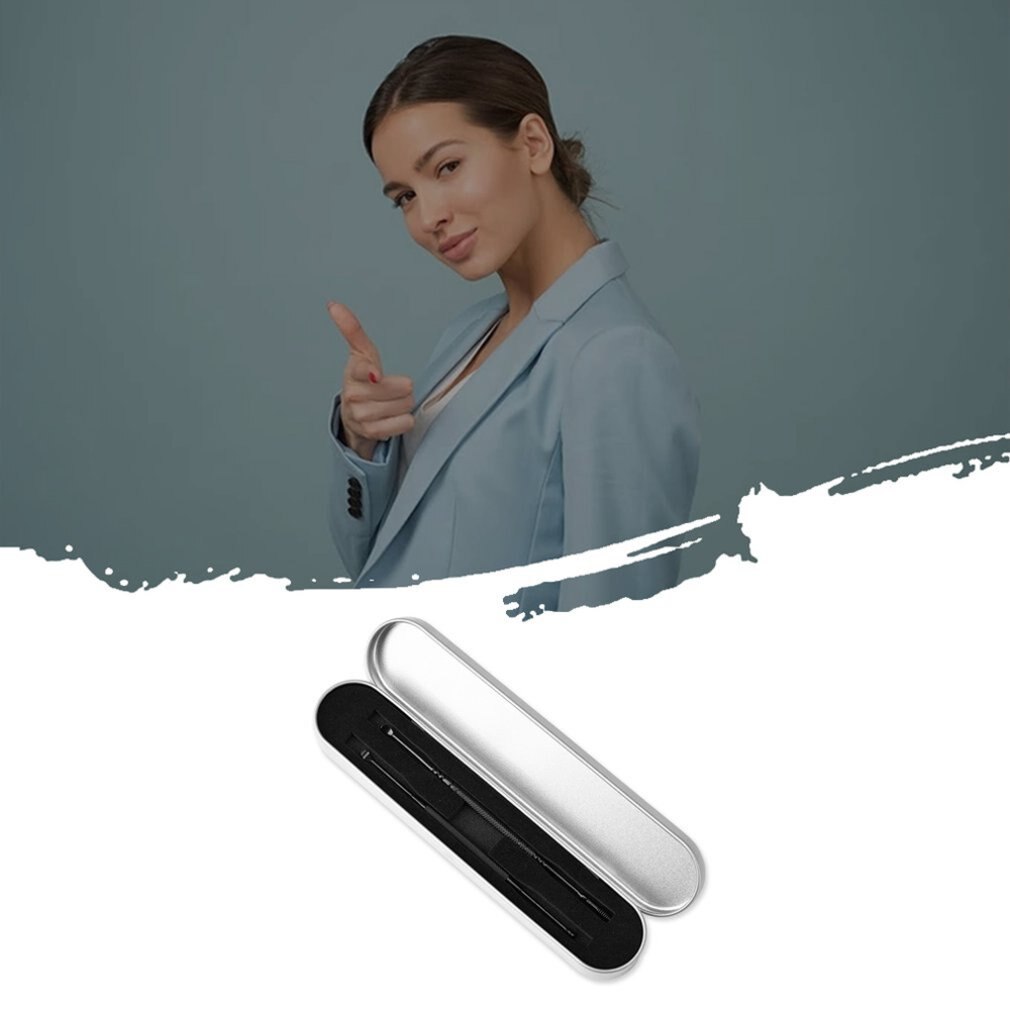 Stainless Steel Double-Headed Spiral Ear Spoons Earmuffs Ear Pick Ear Picking Tool Ear Ear Spoon Set