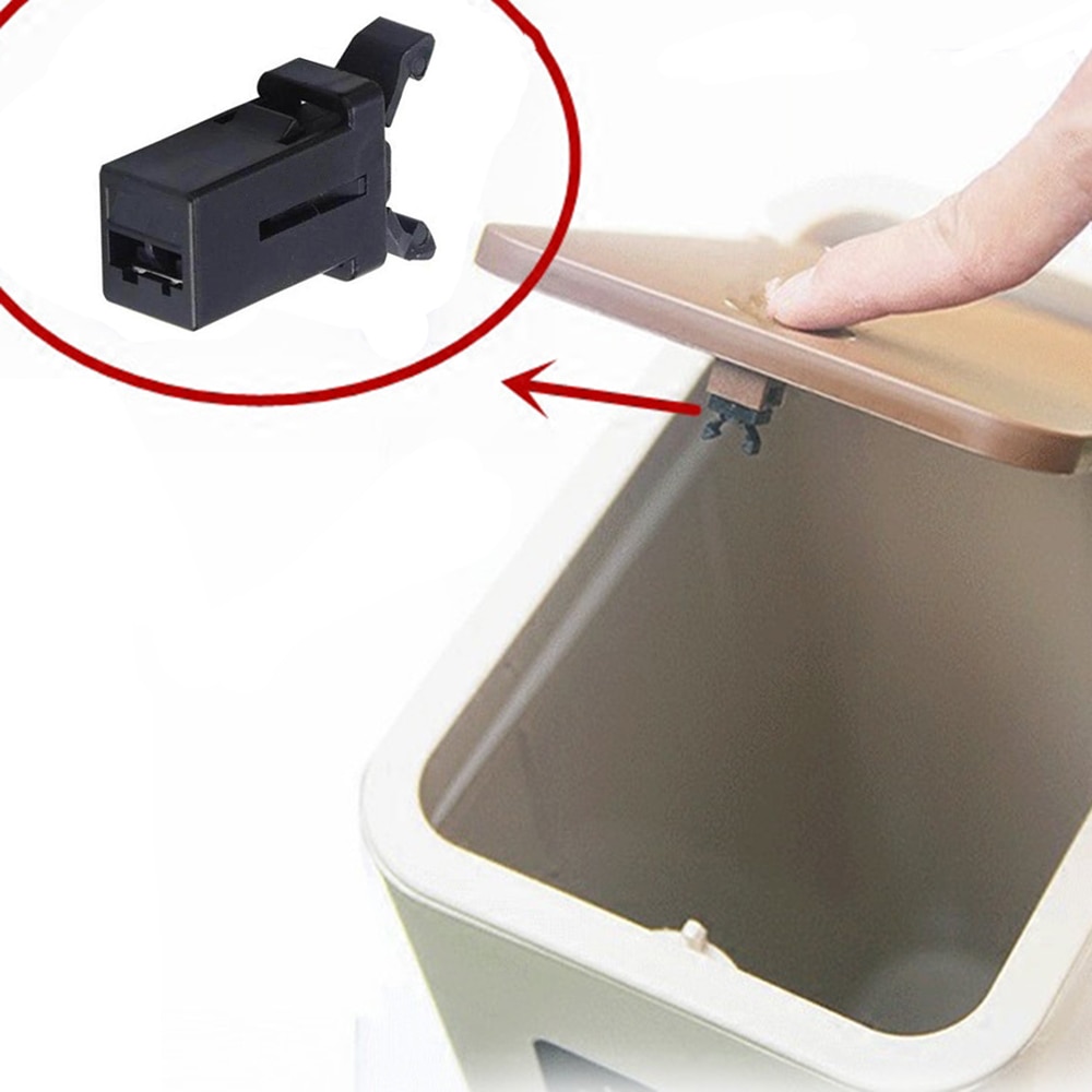 5 stk/sæt plastskrald kan skifte trædørlås push-type switch låg bakke lås reparationsklips forbedring husholdningsartikler