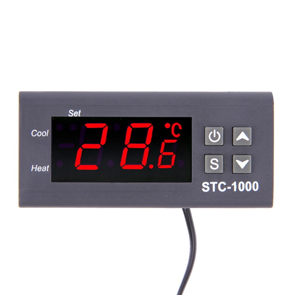 STC1000 Digital Temperature Controller All-Purpose Temperature Controller Thermoregulator With Temperature Diagnostic Tools