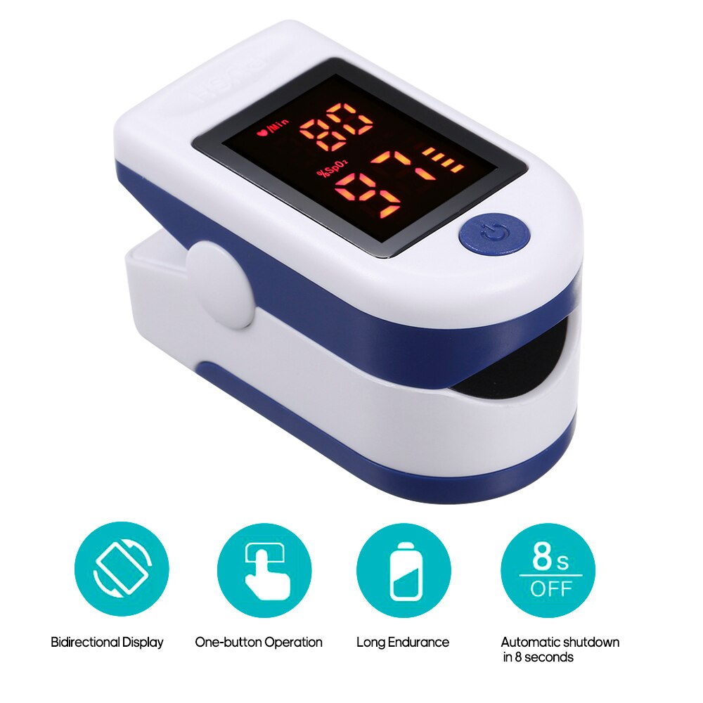 Blood Oxygen Monitor Finger Pulse Oximeter Oxygen Saturation Monitor Fast within 24hours (without Battery): type 6