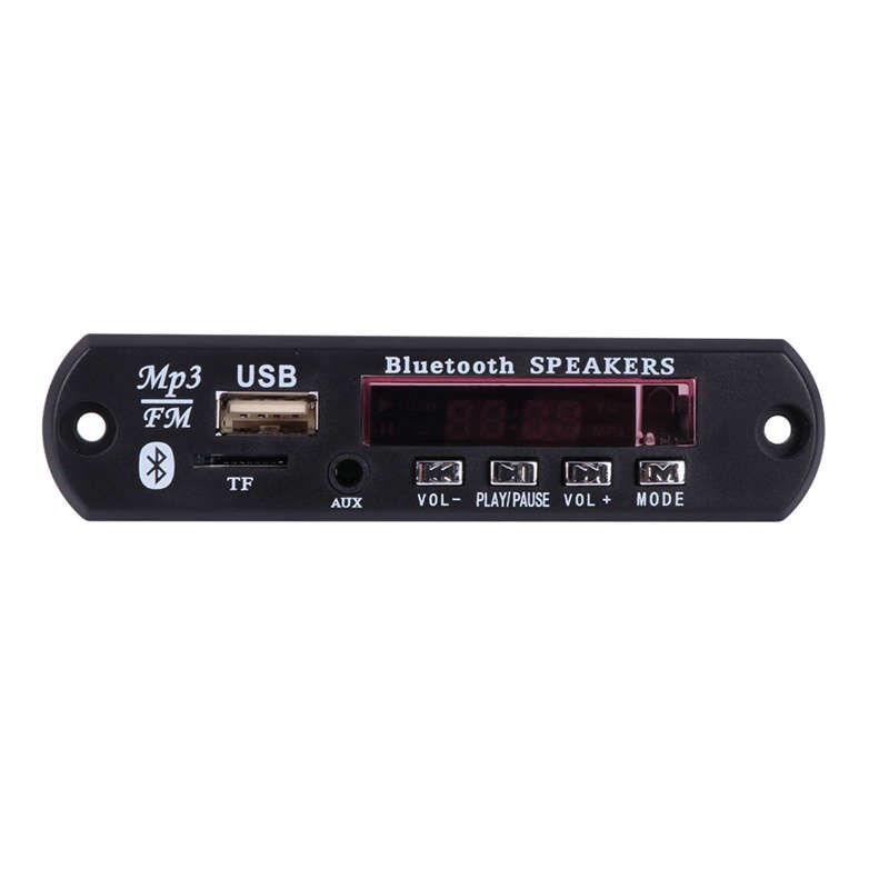 Draadloze Bluetooth 12V Mp3 Wma Decoder Board O Module Usb Tf Radio Fm Aux Voor Auto Accessoires