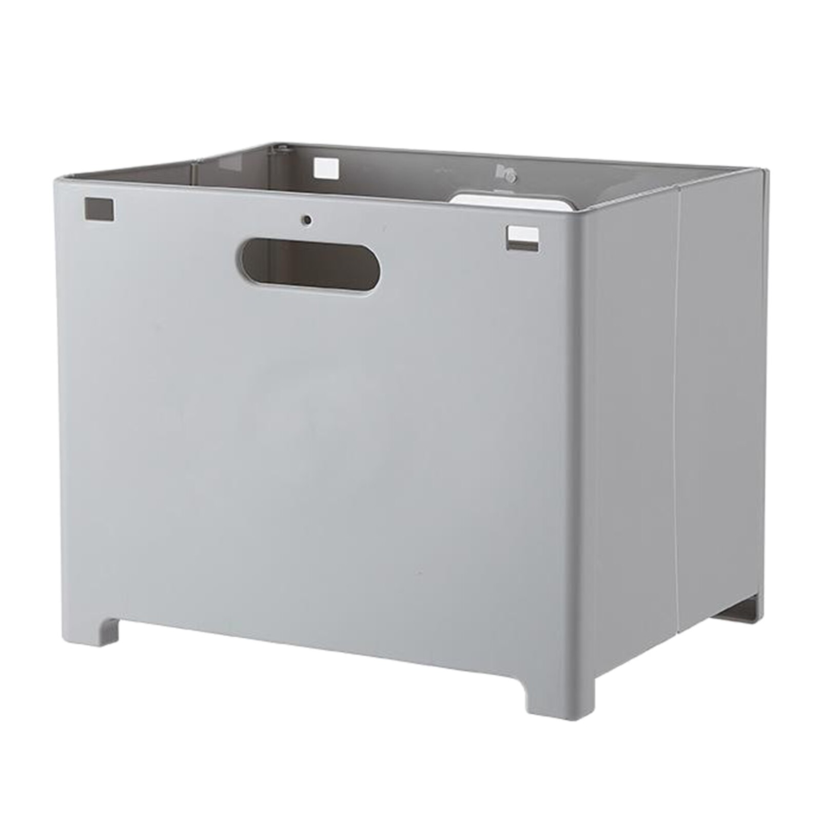 Wall Mounted Storage Basket Foldable Plastic Clothes Organizer for Laundry Room