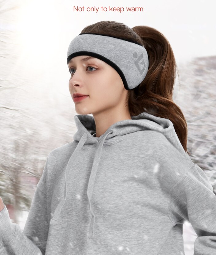 Orejeras de abrigo para invierno deportes oído protección artefacto banda de pelo de a prueba de viento frío calentador del oído
