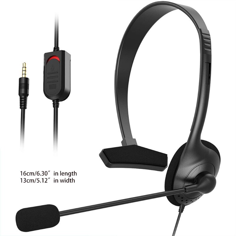 Telefoon Headset Met Microfoon Noise Cancelling &amp; Volumeregeling, Telefoon Headset Voor Kantoor, Clear Chat, Ultra Comfort