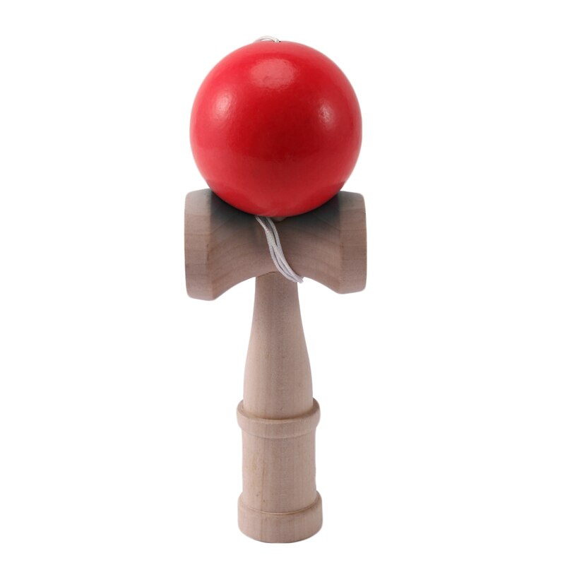 Kendama sterben Traditionellen Japanischen Professionelle Anfänger Sonne Mond Anfänger Schwert Ball Kendama Ball Spielzeug Japanischen Werfen: Holz Farbe   rot