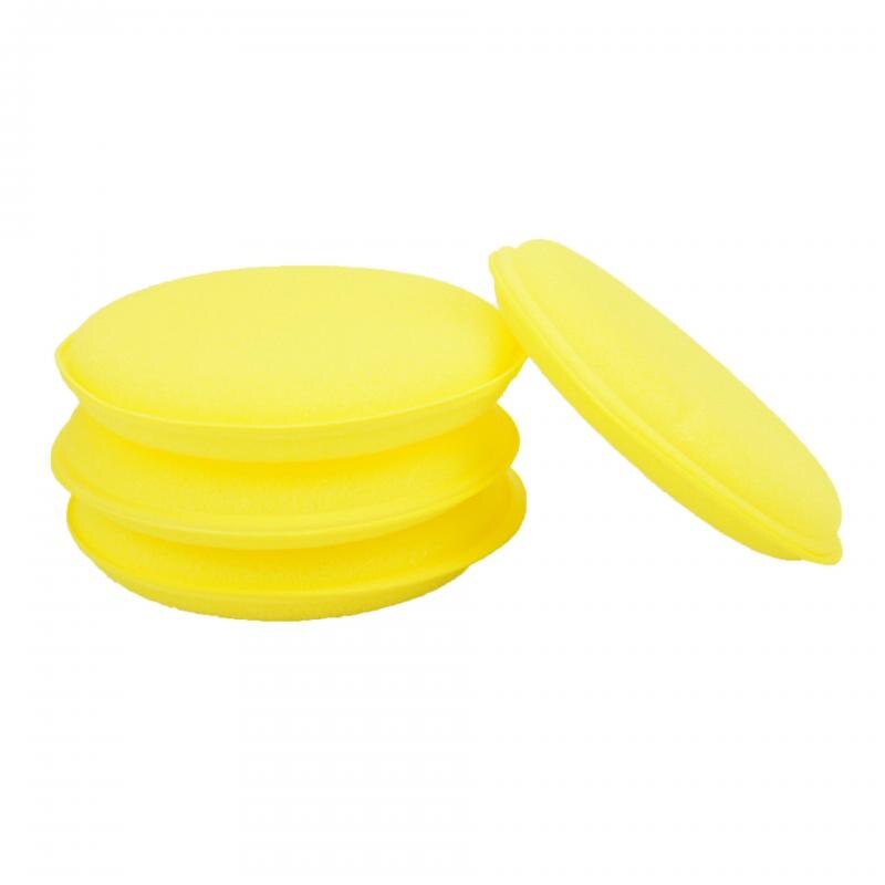 Monitoimi auton pesu puhdas sieni vaha kiillotus vaahto sieni yksityiskohta puhdas tyyny puskuri pyöreän muotoinen sieni autotarvikkeet