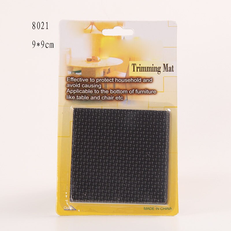 Multifunction Furniture Protection Pad Rubber Self Adhesive Anti-Skid Floor Scratch Protector Pads HFing: 90x90mm