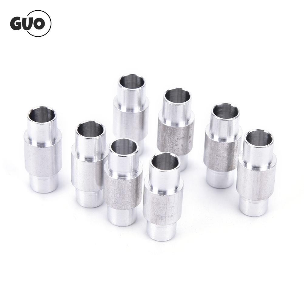 8 Stuks Aluminium 6Mm Assen Roller Skate Schoenen Lager Spacer Slalom Skateboard Longboard Wielen Lager Bus Mouw