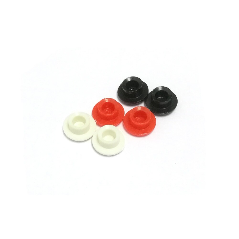 Lot de 200 capuchons à 6*6mm boutons rouge/noir/blanc pour micro-boutons à 6*6 boutons ronds