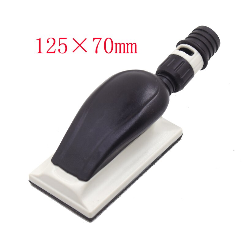 70*400Mm 125Mm Platte Lange Bed Hand Schuurblok Haak Loop Schuren Pad Achterplaat Hookit Stof gratis Stofafzuiging: 1pc  125mm long