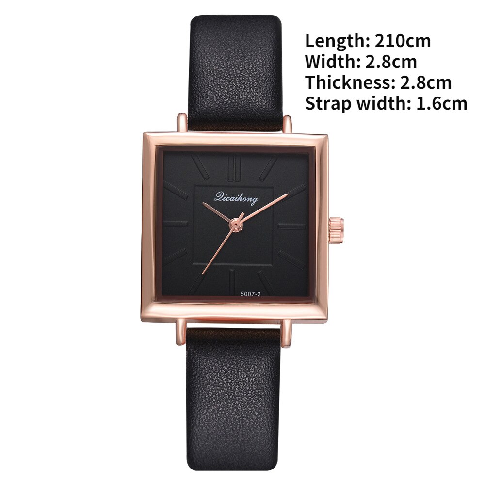 Vrouwen Polshorloge Rose Goud Elegante Vrouwen Horloge Mode Casual Lederen Quartz Horloges Dames Horloges Voor vrouwen