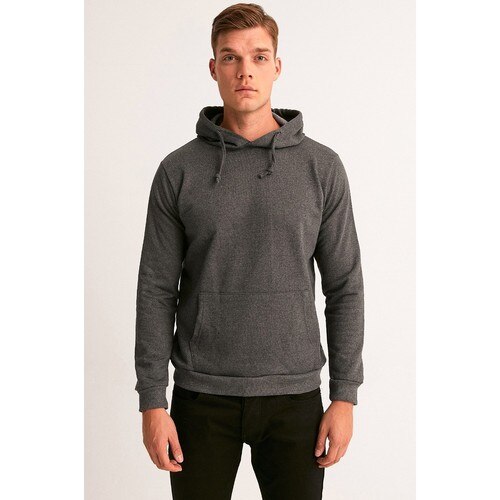 FullaModa Hooded Sweatshirt. Colors: gray, dark gray, cochineal, the yellow, black