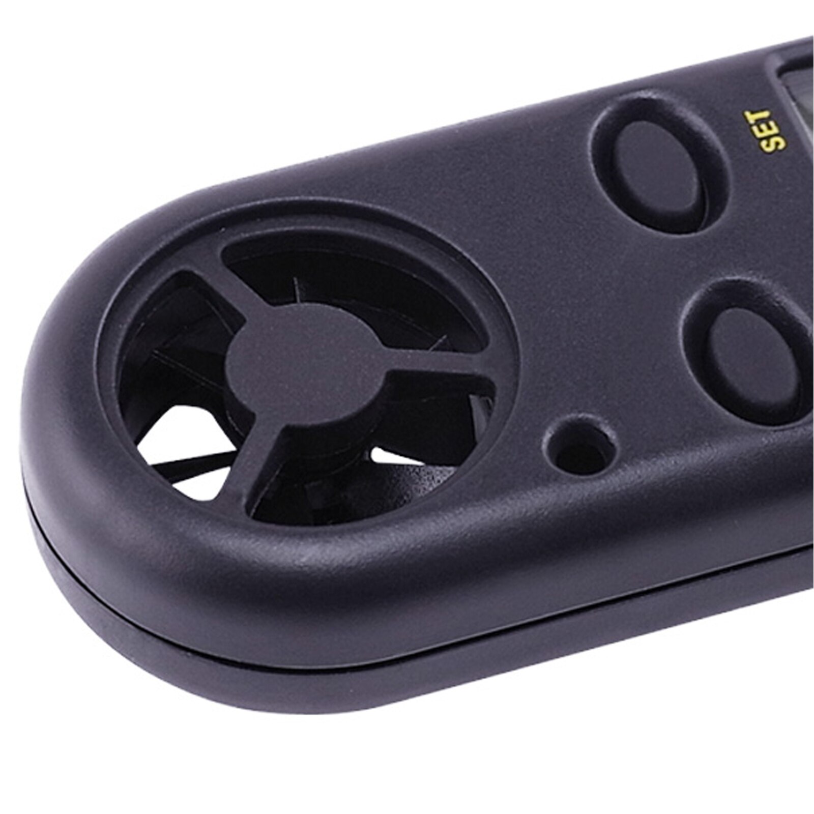 2-in-1 Mini Digital Anemometer Thermometer Air Wind Flow Speed Meter Bar Graph Beaufort Wind Scale Celsius or Fahrenheit