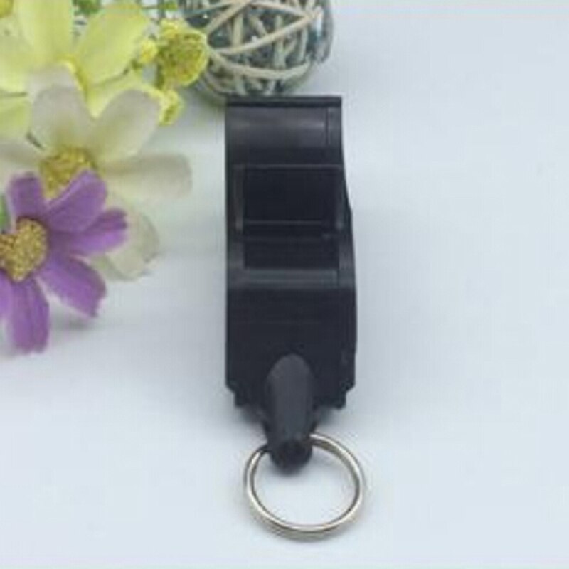 Basketball Referee Whistle Big Sound Football Referee Whistle Soccer Outdoor Sports Camping Emergency Survival Supplies: Black