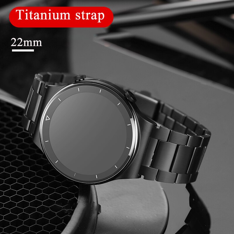 22 mm Titanium Strap for Original Huawei Watch 3 3 Pro GT2 pro Titanium Metal Watch Band for Samsung galaxy watch 3 S3 Wristband