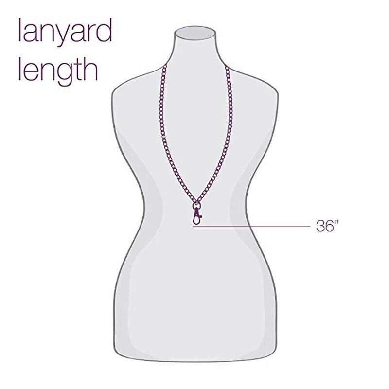 Kvinders lanyard halskæde id badge holder lanyard id halskæde lanyards med id holder nøglering holder