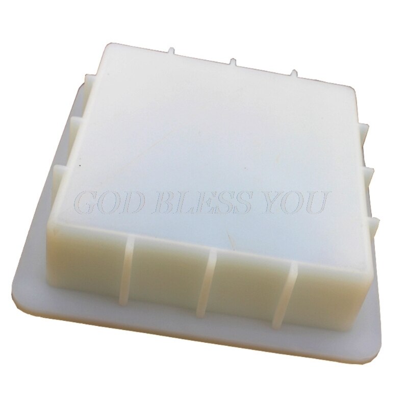 6 Inch Vierkante Cube Silicone Slab Mold Voor Zeep Maken Capaciteit 1100Ml