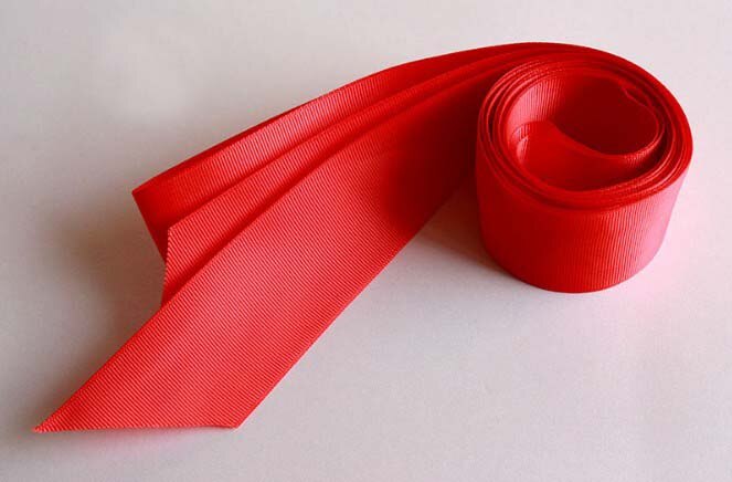 Cinturón de boda para dama de honor, cinta de 270x4cm en 9 colores, Morado, blanco y negro, cinturones de boda, accesorios de vestido de novia: Rojo