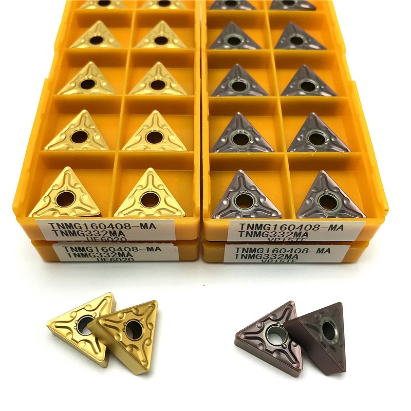 TNMG160404 TNMG160408 MA VP15TF/UE6020 Carbide Insert External Turning Tools CNC Lathe Tools Cutting Turning Insert