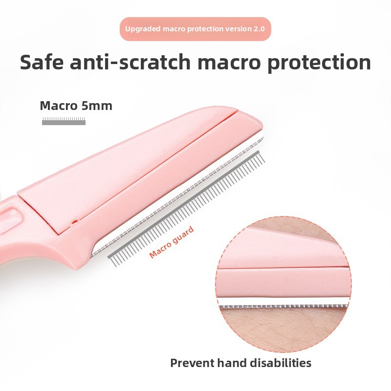 Rasoir pour le visage pour femmes, rasoir anti-rayures, épilateur de poche, outils de maquillage pour la forme des sourcils, 1/3 pièces
