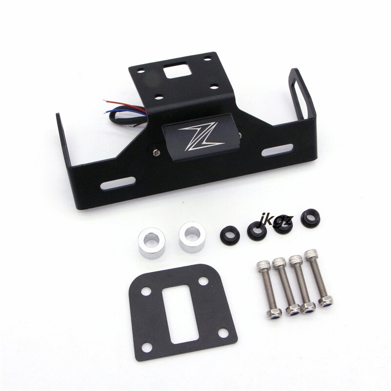 Motorcykel tilbehør nummernummer nummerplade holder beslag lys til kawasaki  z800 z 800 13-17