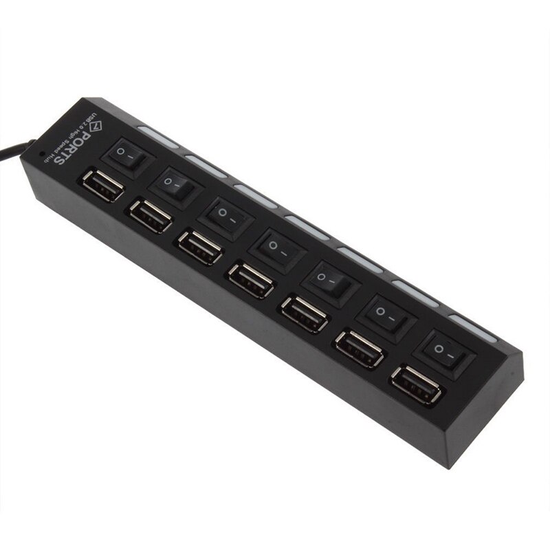 USB Hub 3,0 USB 2,0 Hub Splitter 4/7 Multi Hafen Expander Mehrere USB 3 Hab Verwenden Energie Adapter USB 3,0 Hub Mit Schalter Für PC: 01