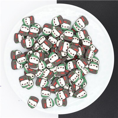 20 G/partij Polymeer Klei Kerst Mix Sprinkles Mooie Confetti Voor Ambachten Maken, Diy: 5mm snowman  20g