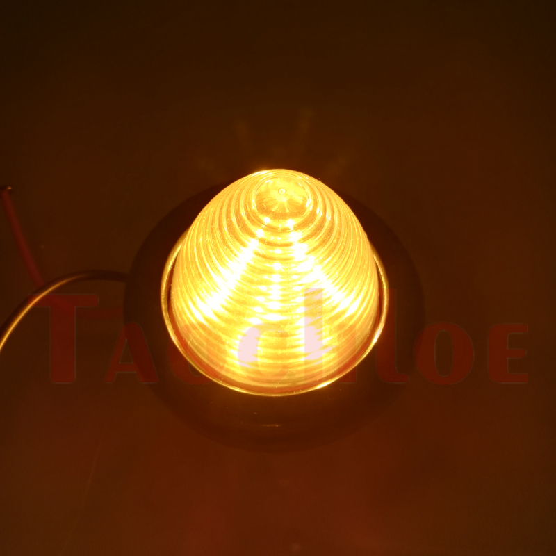 Luces LED de posición lateral para camión, luz de posición de 12V y 24V, luces de liquidación para remolque, caravana, RV, carga, coche, luz lateral, rojo, blanco y ámbar, 2 uds.