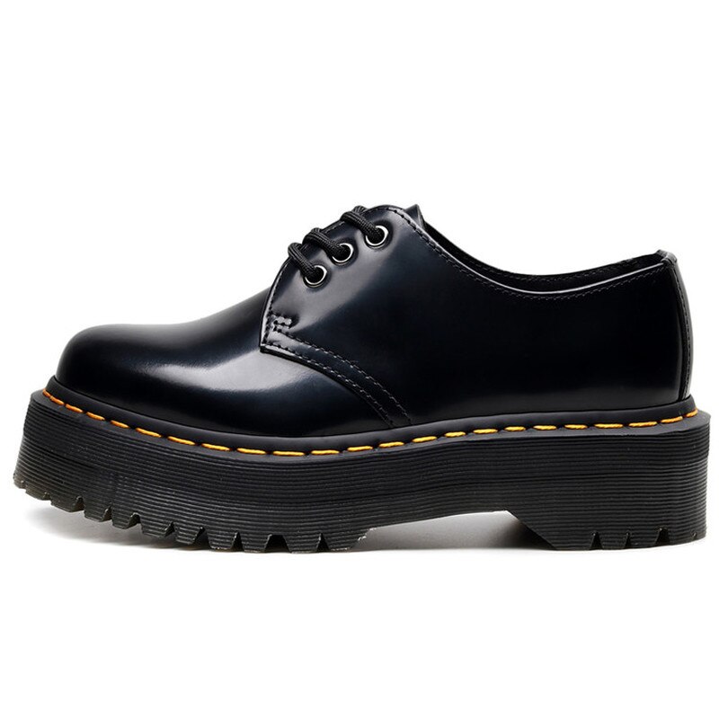 Original Frauen Freizeit Skateboard Schuhe Dicken Sohlen Leder Frauen Schuhe Gummi Skateboard Schuh für Frau Größe 35-42