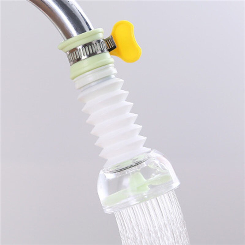 Faucet Filter Multifunctional Household Retractable Tap Water Filter Tool Kitchen Bathroom Faucet Accessories: green